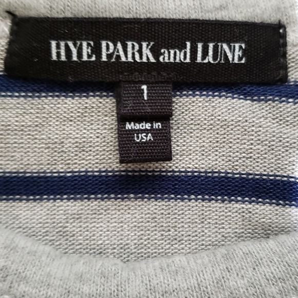 Hye Park and Lune Sabrina Gray Blue Sweater Dress - Picture 3 of 4